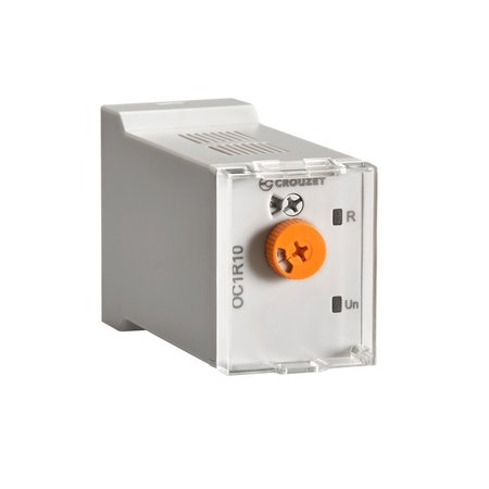 CROUZET Plug-In Timer, Function C, Output 1X10A, 12-240 VACdc, 8 Pins OC1R10MV1